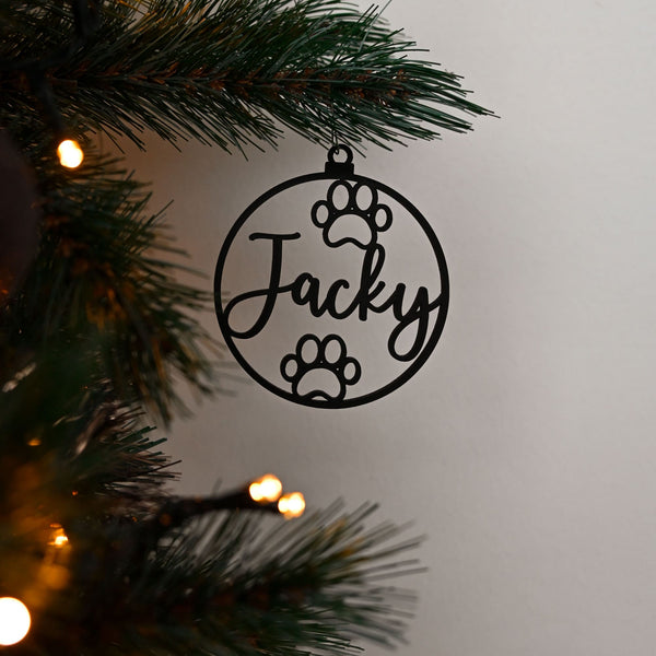 Dieren Kerstbal - Eigen naam