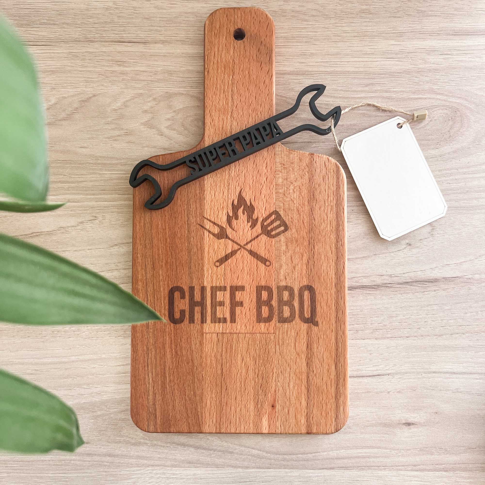 Cadeaupakket - Chef BBQ + wensbloem