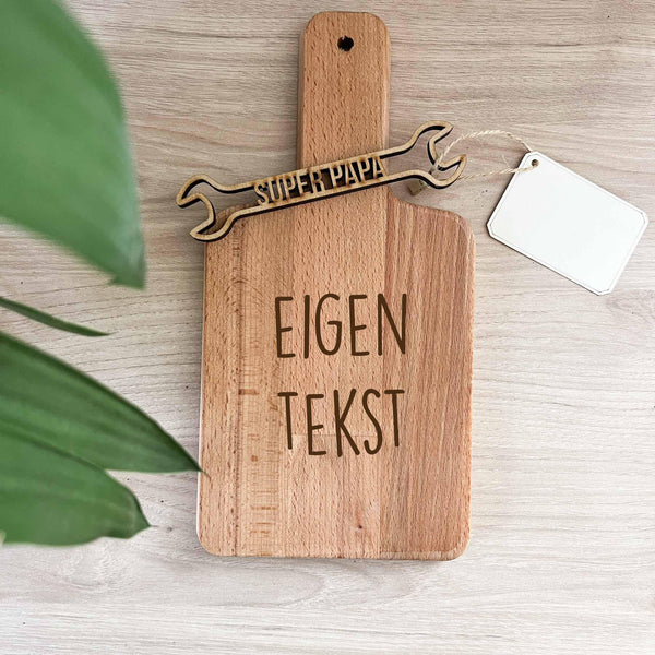 Cadeaupakket - Eigen tekst + wensbloem