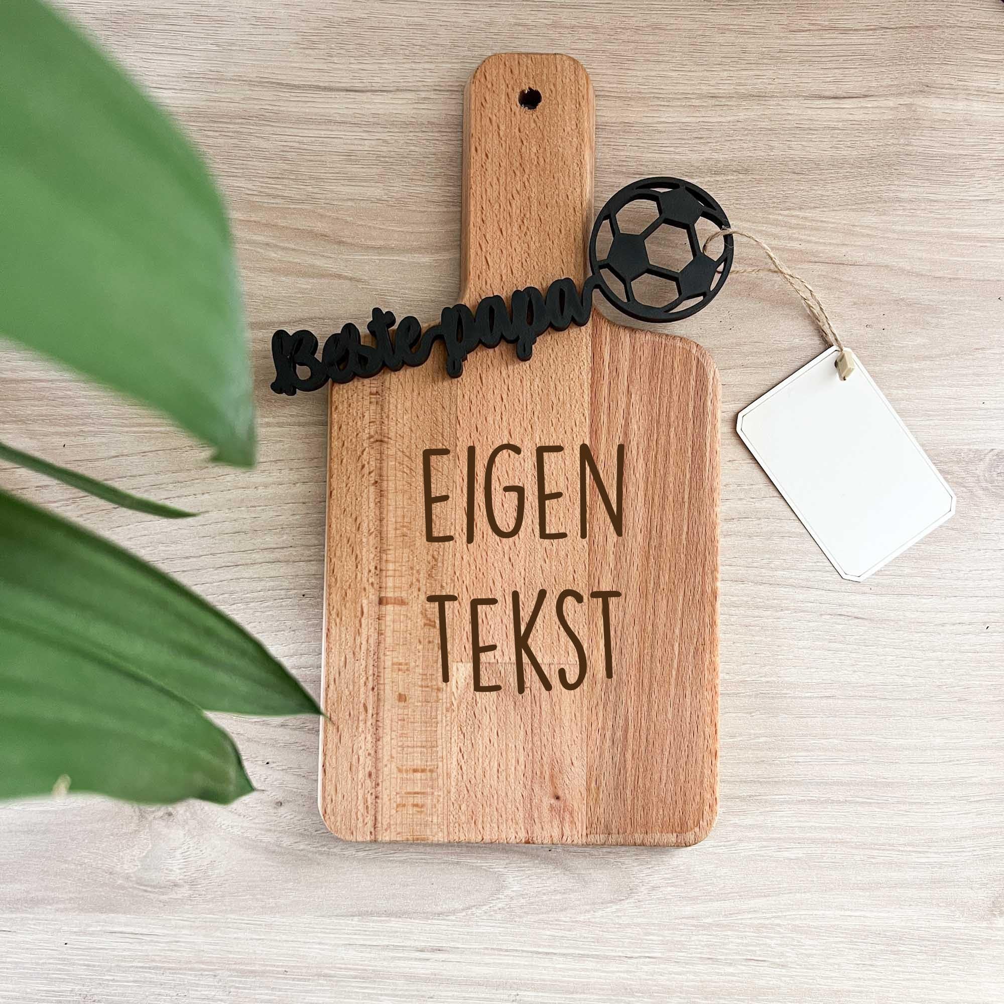 Cadeaupakket - Eigen tekst + wensbloem