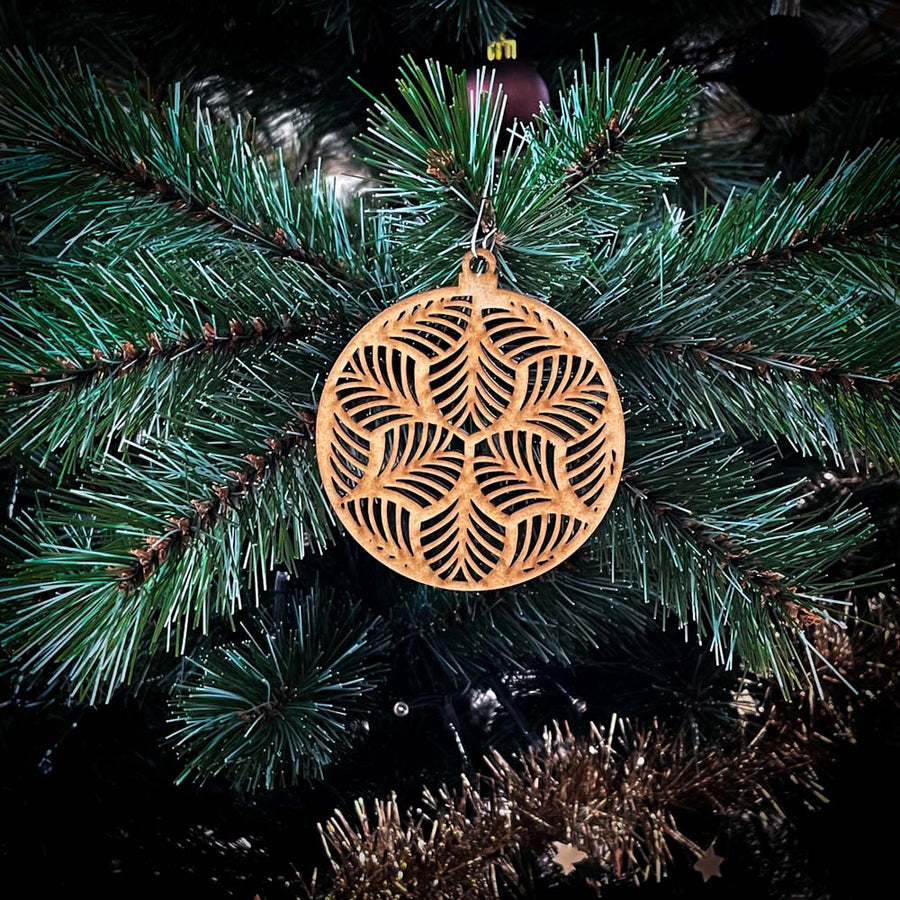 Weihnachtskugel - Runde Spitze