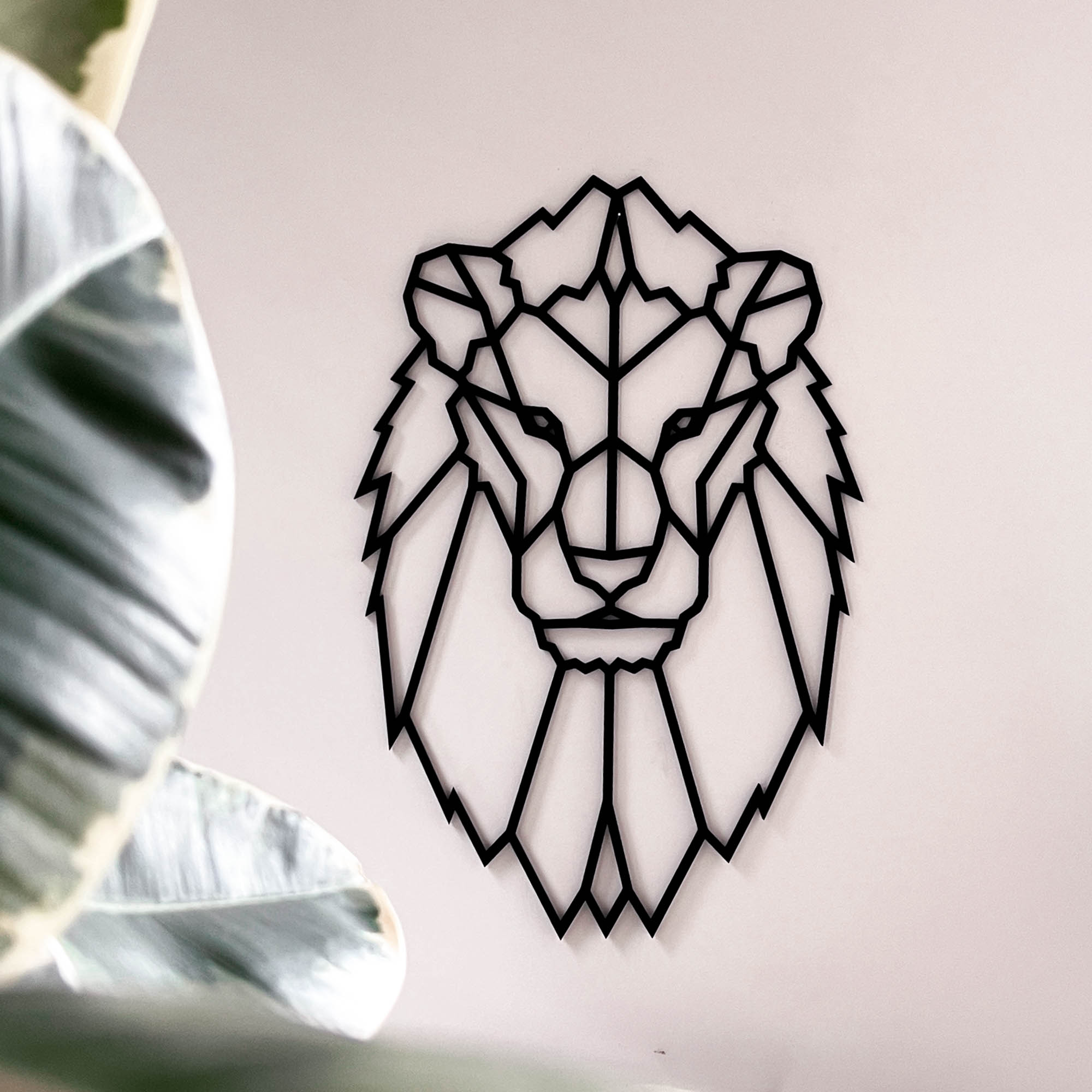 Wanddecoratie - Leeuw