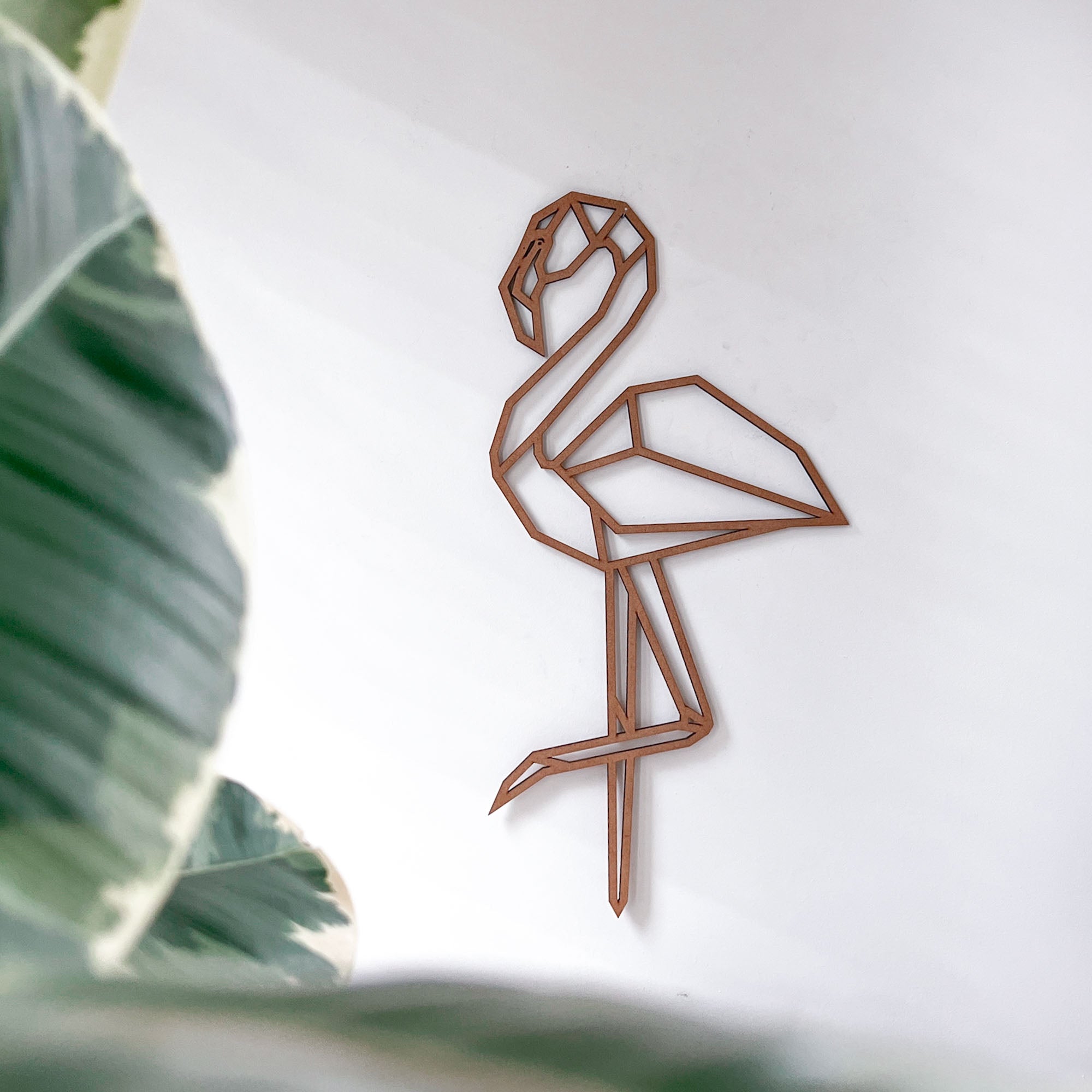 Wanddecoratie - Flamingo