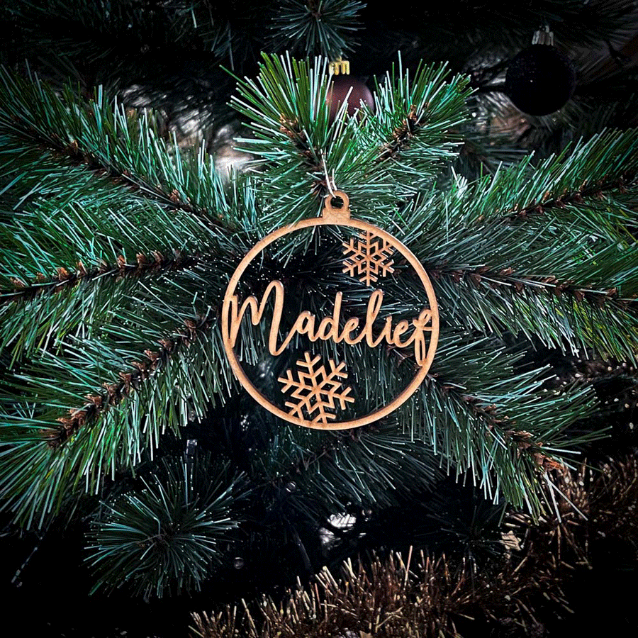 Weihnachtskugel - Eigener Name